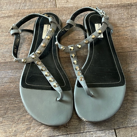 Balenciaga studded gladiator sandals